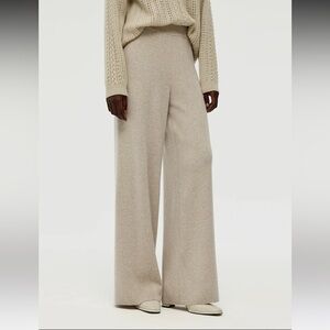 GOELIA Machine Washable Wool Wide Leg Women Pants Size Small